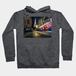 Eiffel Tower with Paris Cafe Hoodie